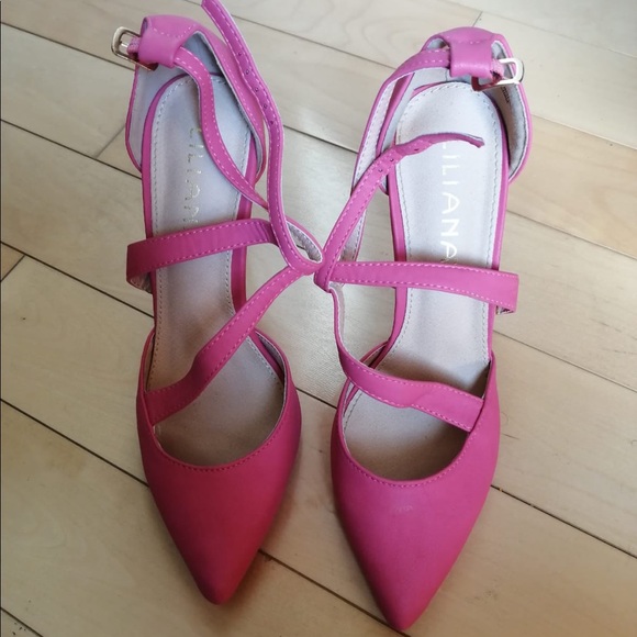 Hot pink high heels for date night/party - Picture 2 of 2